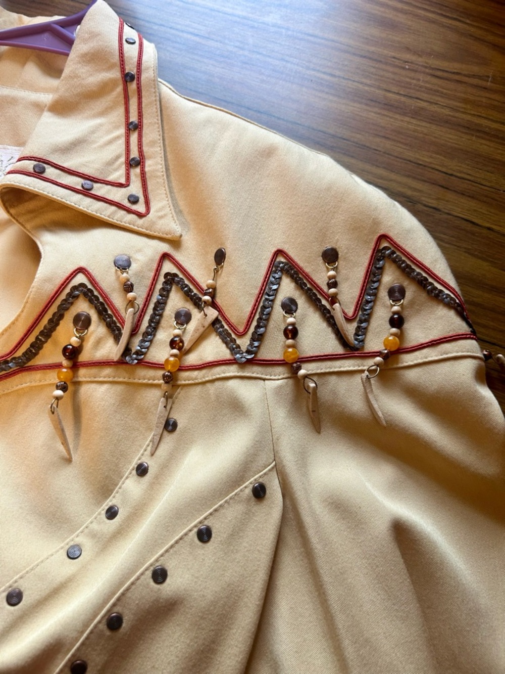 Vintage Cache Western Beaded Jacket Studded Cowgirl Rodeo USA - Picture 8 of 10